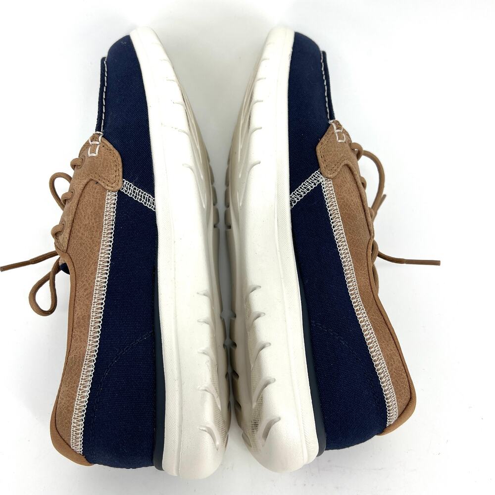 Skechers On The Go Air Cooled Womens Boat Shoes Navy Tan Lace Up U.S. Size 9 - Picture 5 of 10